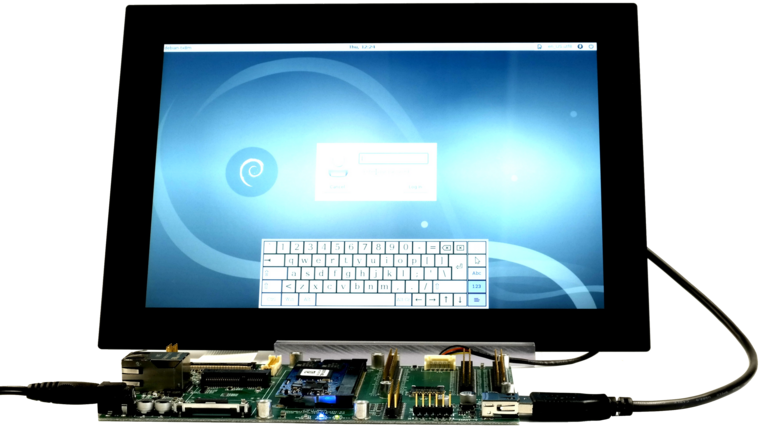 10.1" Display Add-On for TX Mainboard-7 (shown as part of TX8M Linux Dev Kit)