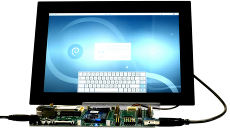 10.1" Display Add-On for TX Mainboard-7 (shown as part of TX8M Linux Dev Kit)